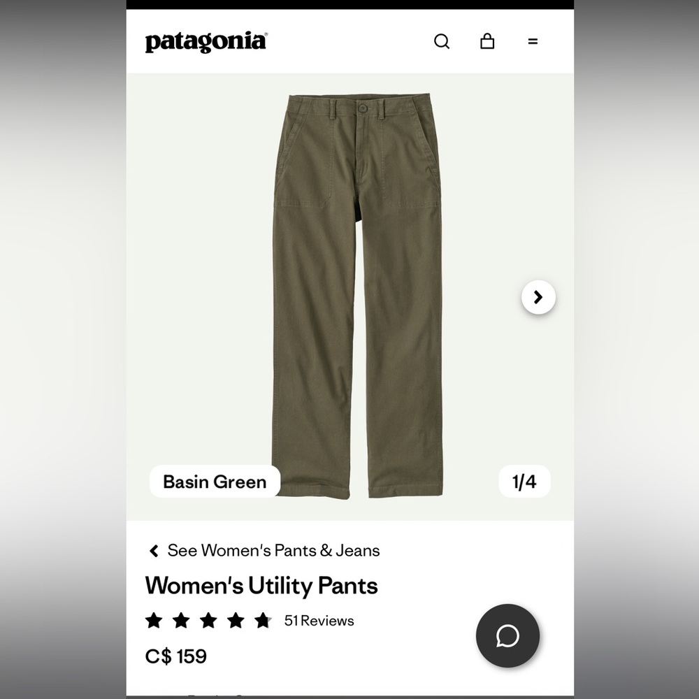 Patagonia Women’s Utility Pants